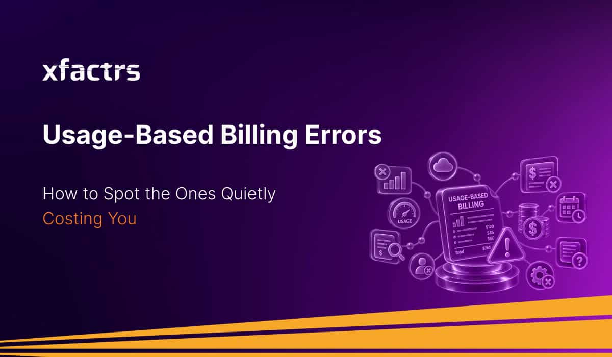 Usage event pipeline from meter to invoice showing where usage-based billing errors enter